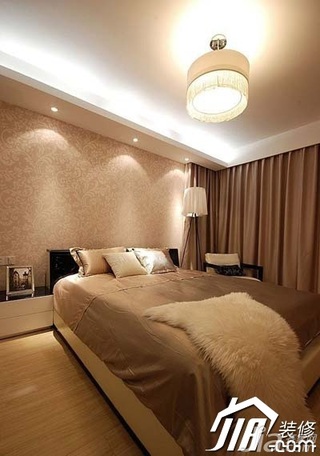简约风格公寓舒适经济型90平米卧室床效果图