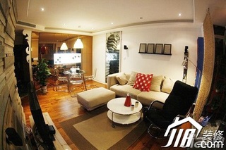混搭风格公寓经济型100平米客厅沙发效果图