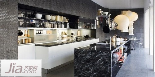 10超大气开放式厨房 追求纯粹的高雅品质