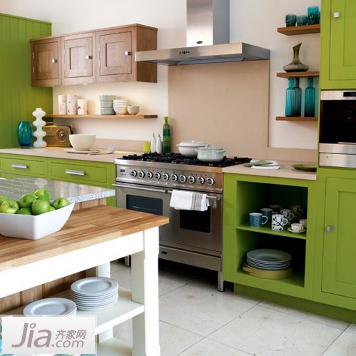 厨房色彩搭配 10款整体橱柜效果图 