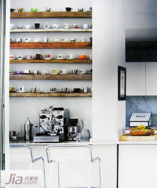 10图厨房开放式收纳 厨具餐具亮丽风景线