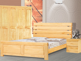 松木实木儿童1.2米床 卧室环保家具