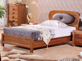 乌金木实木儿童床1.2米小床