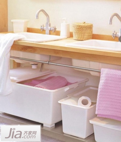20种小户型卫浴间收纳方法