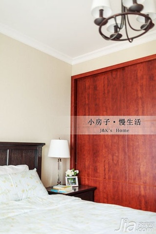 美式风格两室一厅温馨60平米装修图片