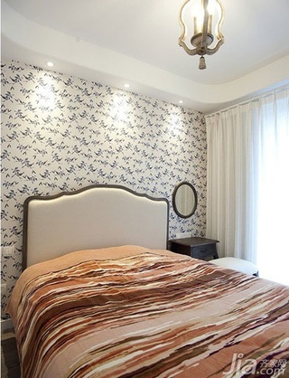 地中海风格温馨80平米卧室装潢