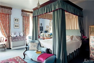 别墅奢华富裕型卧室床效果图
