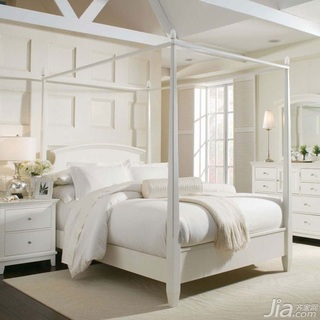 别墅奢华富裕型卧室床效果图