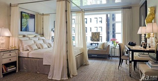 别墅奢华富裕型卧室床图片