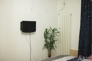 宜家风格一居室简洁白色50平米设计图纸