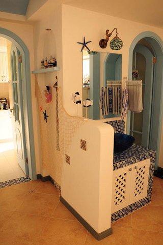 地中海风格一室一厅装修效果图