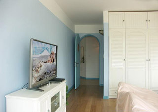 地中海风格两室两厅简洁门效果图
