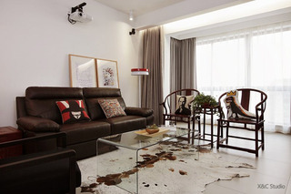 北欧风格三居室小清新客厅沙发沙发效果图
