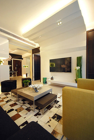 现代简约风格两室两厅浪漫90平米装修效果图