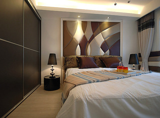 现代简约风格两室两厅浪漫90平米效果图