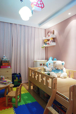 简约风格两室一厅小清新90平米儿童房装修