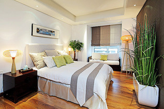 中式风格复式140平米以上卧室装潢