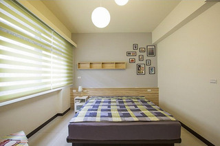 现代简约风格公寓原木色120平米卧室榻榻米定制