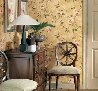 美丽花园温馨墙纸 客厅卧室壁纸