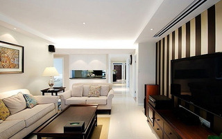 现代简约风格公寓140平米以上婚房设计图纸