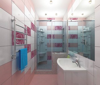 现代简约风格单身公寓时尚淋浴房定制