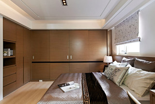 现代简约风格公寓简洁卧室设计图