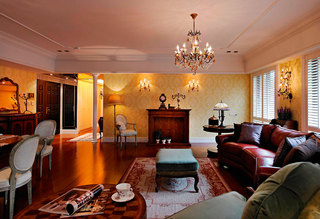 欧式风格古典客厅设计图纸