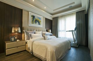 中式风格公寓大气卧室改造