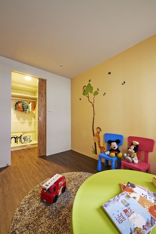 现代简约风格简洁儿童房旧房改造家装图片