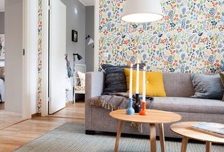 现代简约风格三室一厅舒适沙发背景墙效果图