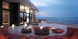 地中海风格度假别墅奢华豪华型露台花园设计图纸