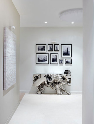 现代简约风格公寓温馨白色背景墙装修效果图