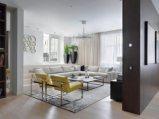 现代简约风格公寓温馨咖啡色客厅设计图