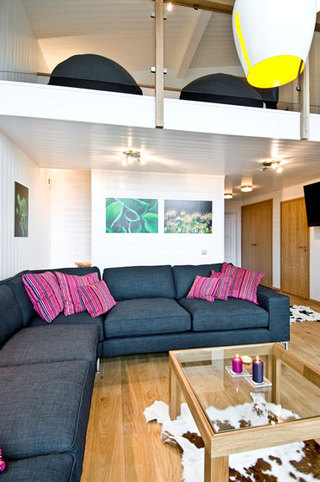 北欧风格复式奢华客厅沙发设计图纸