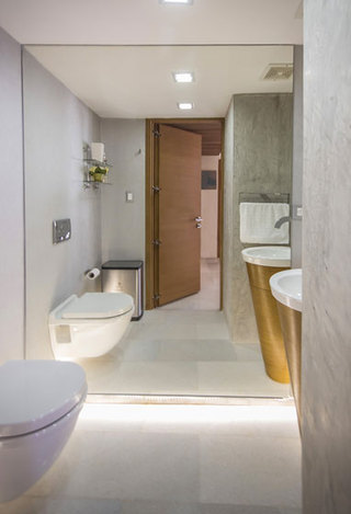 现代简约风格公寓艺术卫浴用品装修
