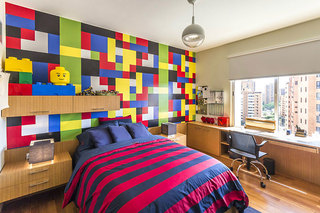 现代简约风格公寓艺术冷色调卧室设计