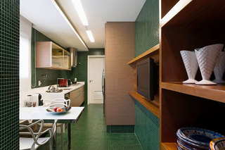 公寓温馨金色140平米以上厨房装潢