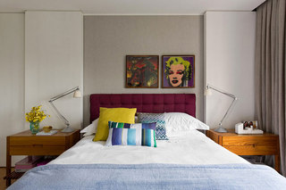公寓温馨金色140平米以上卧室床图片