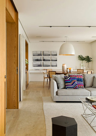 公寓温馨金色140平米以上客厅过道设计图