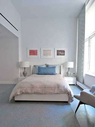现代简约风格公寓舒适白色阁楼设计