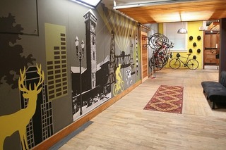 混搭风格四房以上艺术走廊旧房改造设计图纸
