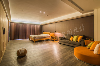 loft风格古典豪华型卧室效果图