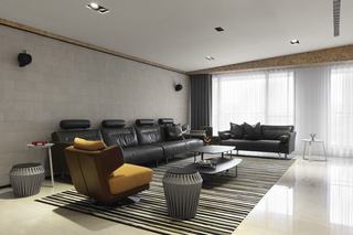 美式风格公寓100平米客厅装潢