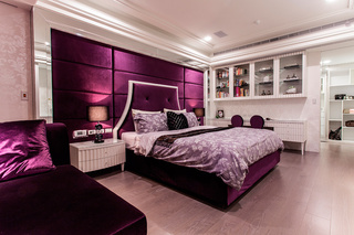 欧式风格奢华80平米卧室设计