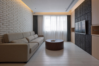 loft风格公寓温馨客厅设计