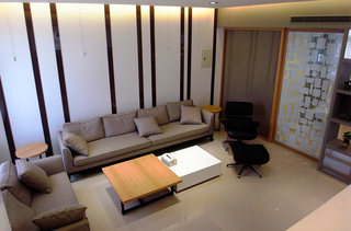 现代简约风格公寓温馨客厅装潢