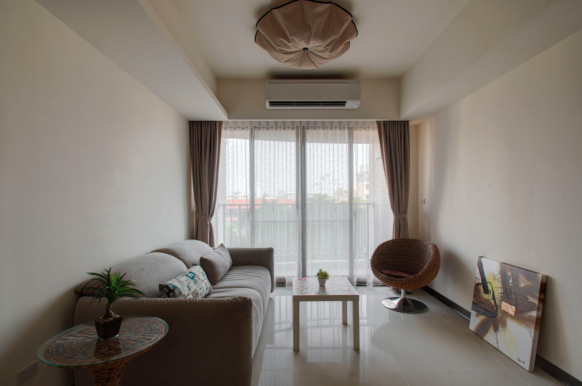 装修效果图 家居美图 简约风格温馨40平米客厅装潢 收藏