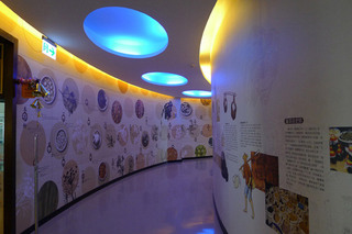 台湾卤味博物馆装修走廊效果图