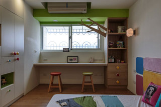 混搭风格公寓温馨绿色140平米以上儿童房装修效果图