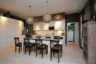 新古典风格公寓舒适140平米以上椅子效果图